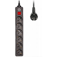 Сетевой фильтр Buro 600SH-5-B 5.0 м черный