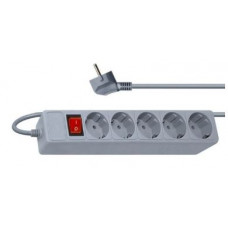 Сетевой фильтр PC PET AP01006-3-G 3.0 м серый