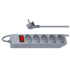Сетевой фильтр PC PET AP01006-5-G 5.0 м серый