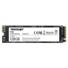 SSD накопитель Patriot P300 P300P128GM28 128ГБ M.2 2280 PCI-E 3.0 x4 NVMe