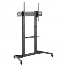 Стойка Digis DSM-P1060CL мобильная для ТВ 55"-100" до 100 кг, VESA до 1000x600мм, наклон -10°/+5°, п