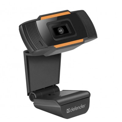 Web-камера Defender G-Lens 2579 черный оранжевый